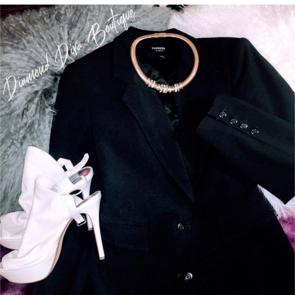 💎Express Black Tuxedo Jacket/Blazer (Long)